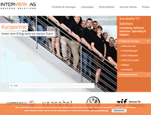 Tablet Screenshot of intervista-ag.de